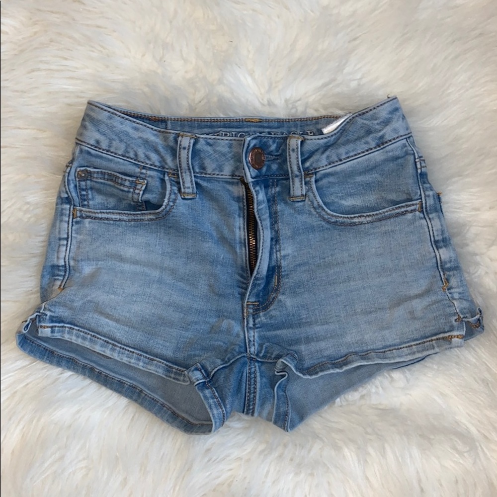 denim shorts